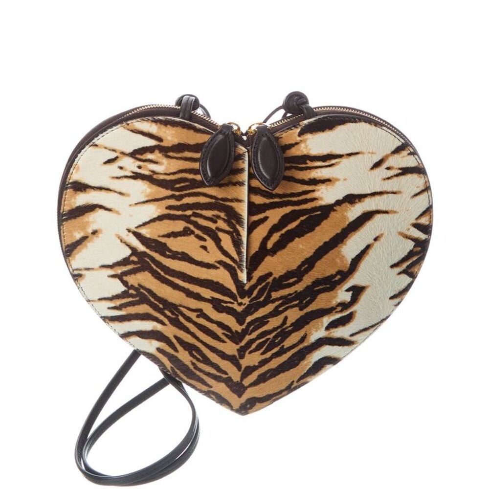 Alaïa Haircalf Crossbody, Brown